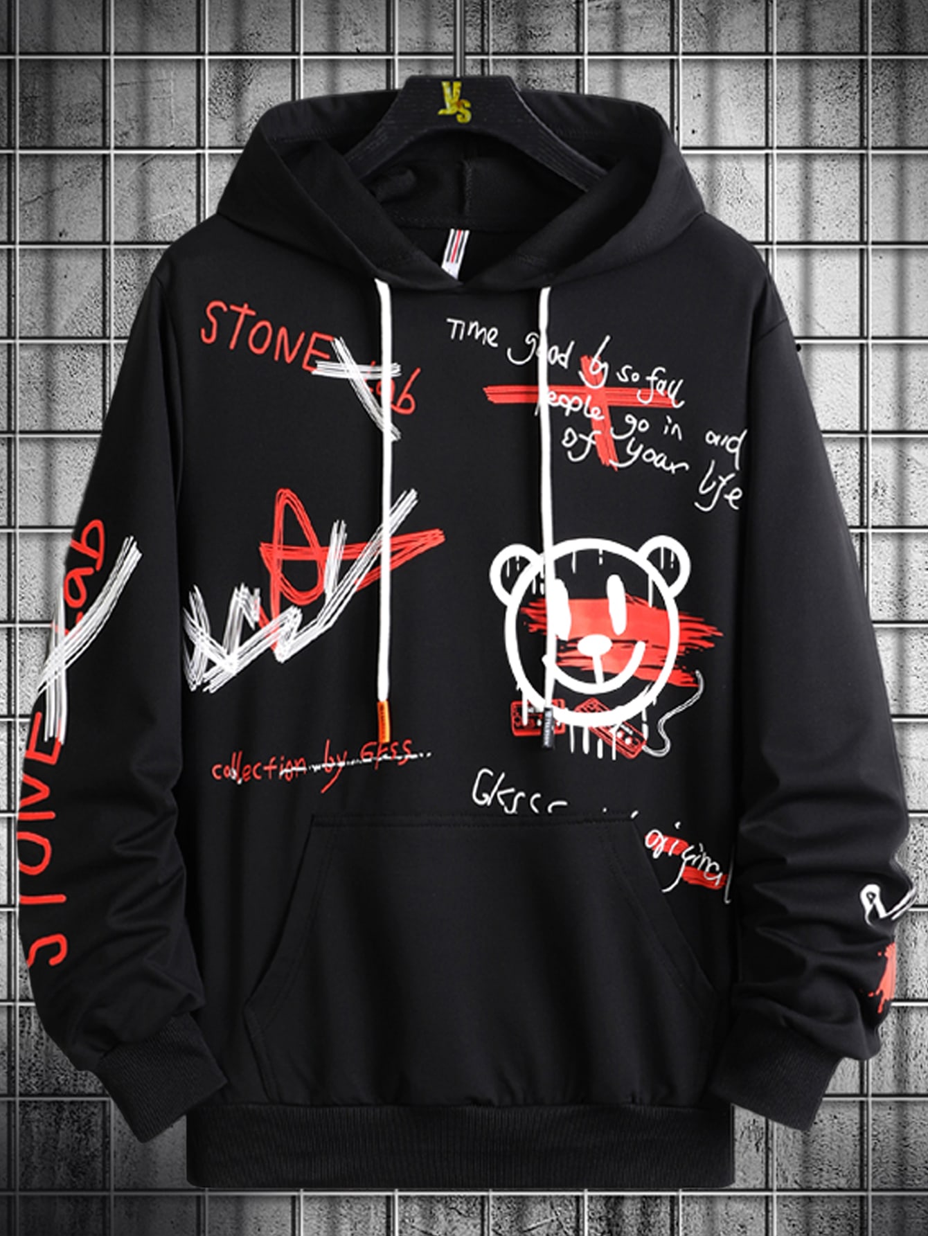 Sudaderos Marca shein con estampado de grafiti