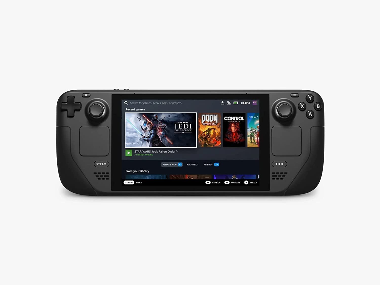 Valve Steam Deck SSD de 512 GB + 16 GB de RAM, 7 Pulgadas