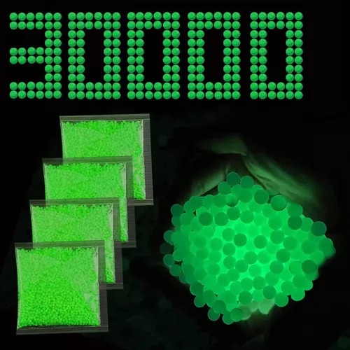Bolitas De Hidrogel Fluorescentes (30,000 Bolas)