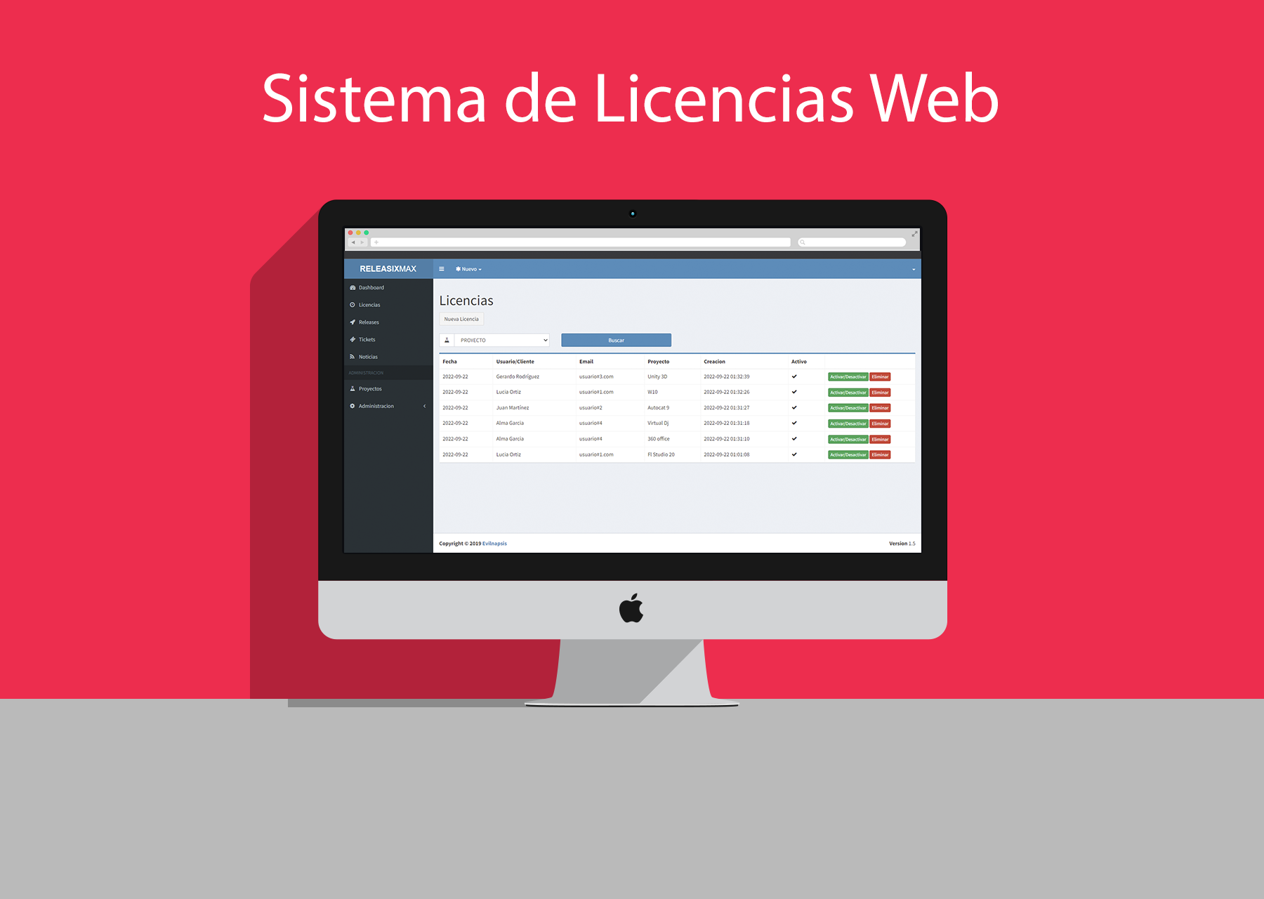 Plataforma de Gestión de Licencias Web