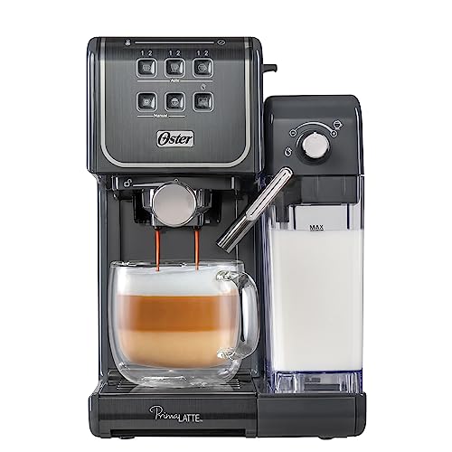 Oster Cafetera PrimaLatte Touch, con un Panel Táctil con Funciones Automáticas p
