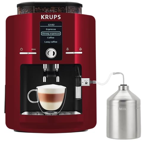 KRUPS Espresseria automática roja, es como un barista en casa gracias a su siste