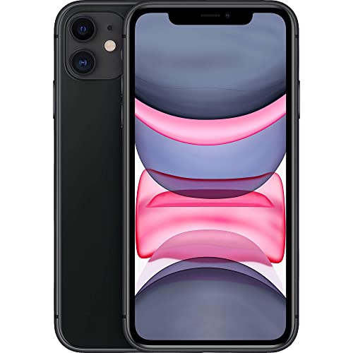 Apple iPhone 11, Totalmente Desbloqueado, 64GB, Negro (Reacondicionado)
