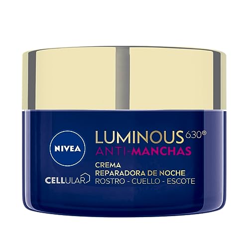 NIVEA Luminous630 Anti-Manchas Crema Reparadora de Noche p(50 ml) - Enriquecida 