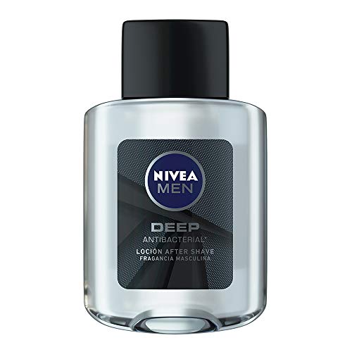 NIVEA MEN After Shave Loción Después De Afeitar Deep (100ml) Antibacterial previ
