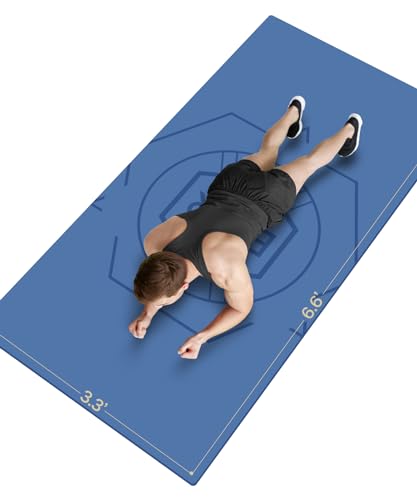 nuveti, esterilla grande (6’x 3'), esterilla Extra ancha para hombres y mujeres,