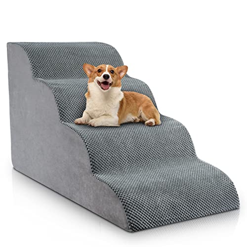 Four20.5 pulgadas - Escaleras duraderas para mascotas de alta densidad con parte