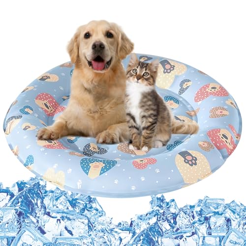 GAMAXIMA Tapete Refrescante para Perro y Gato, 70×70cm Grande Tapete Frio para P