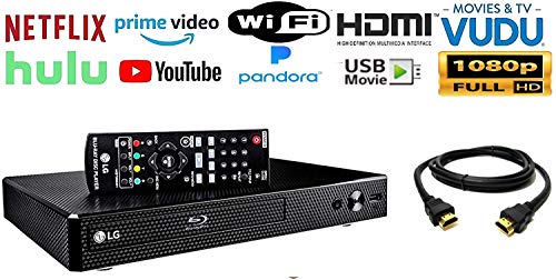 LG Reproductor de Blu-ray y DVD BP350 Full HD 1080p con servicios de transmisión