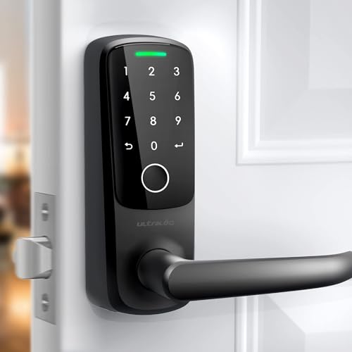 ULTRALOQ Latch 5 World's First - Cerradura inteligente WiFi integrada con huella