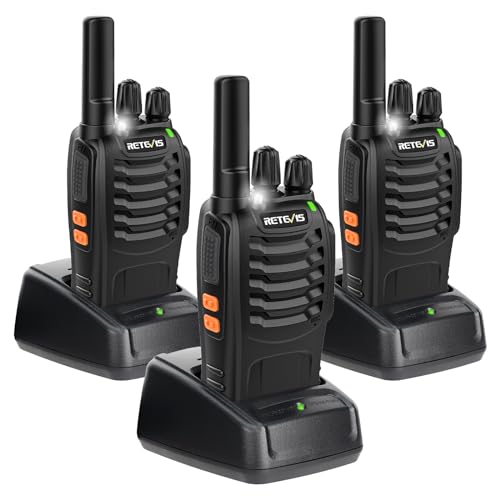 Retevis H777 Walkie Talkie Recargable de Largo Alcance, Radios de Comunicación C