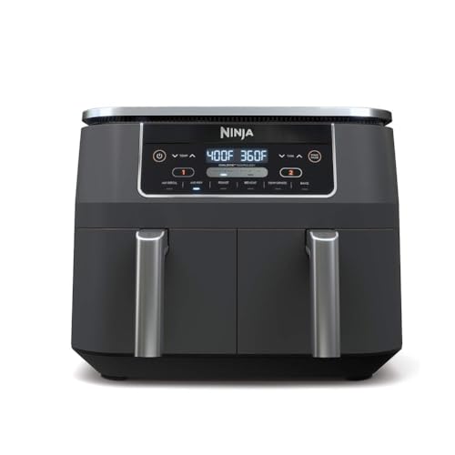 Ninja - Freidora de aire DualZone 6 en 1 de 7.5 L, Foodi | DZ201