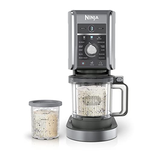 Ninja NC501 CREAMi Deluxe 11 en 1 helados y helados para helados, sorbetes, bati