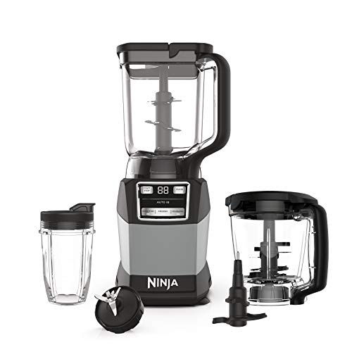 Ninja AMZ493BRN Sistema de cocina compacto con Auto-iQ, batidora procesador de a