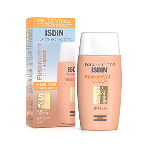 ISDIN Fotoprotector Fusion Water COLOR SPF 50, Protector Solar Facial de fase ac