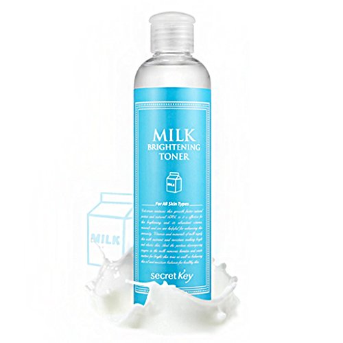 Tónico iluminador con leche SECRET KEY 8.4 fl oz, Piel radiante, 0.64 libras