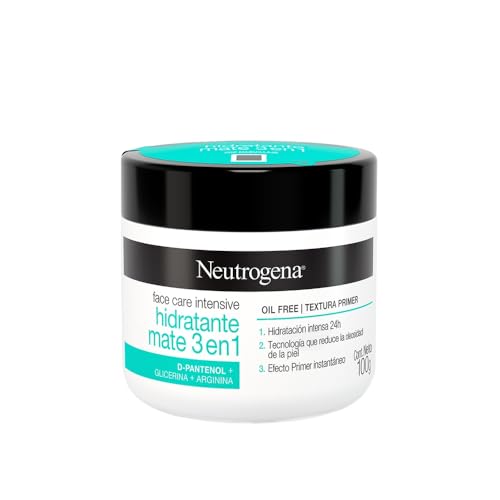 Crema Hidratante Facial Mate 3 en 1 Neutrogena Face Care Intensive D Pantenol 10