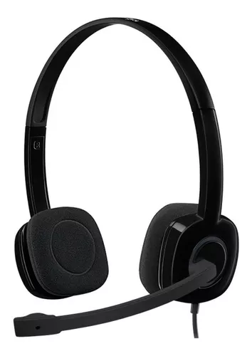 Headset Alámbrico Logitech H151 color negro