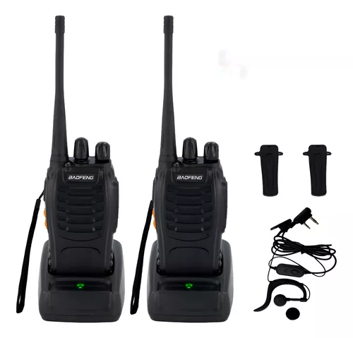 Radios Baofeng Walkie Talkies Bf-888s Kit 2 Pc Manos Libres