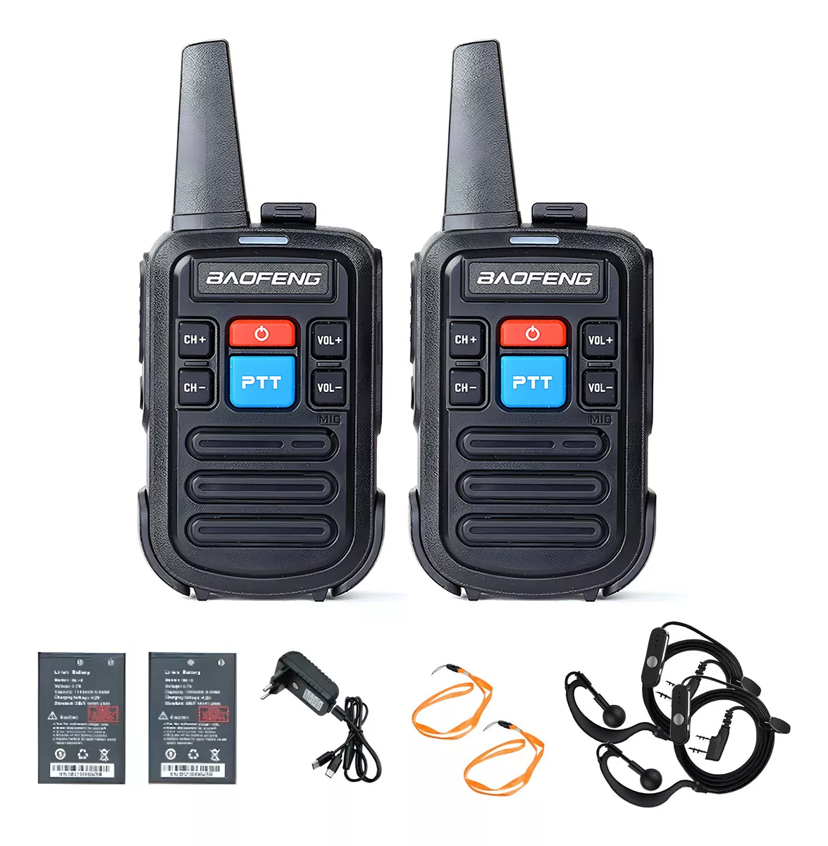 Walkie-talkie Baofeng BF-C50 de 2 radios - negro