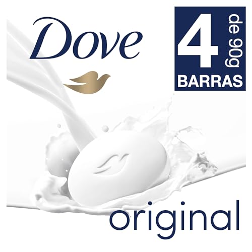Jabón Dove en Barra Original, para una piel suave y radiante, con 1/4 de crema h