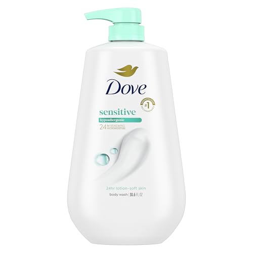 Dove Body Wash, Piel Sensible, Bomba de 30.6 onzas