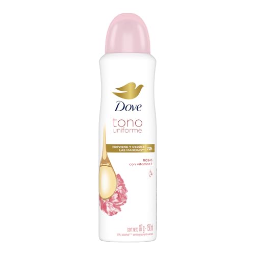 Dove Tono Uniforme Rosas Antitranspirante en Aerosol 150 ml