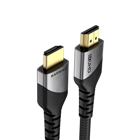 BARNMO - Cable HDMI 8K 2.1 de ultra alta velocidad, 48 Gbps, 5 m/16.5 pies. 8K@6
