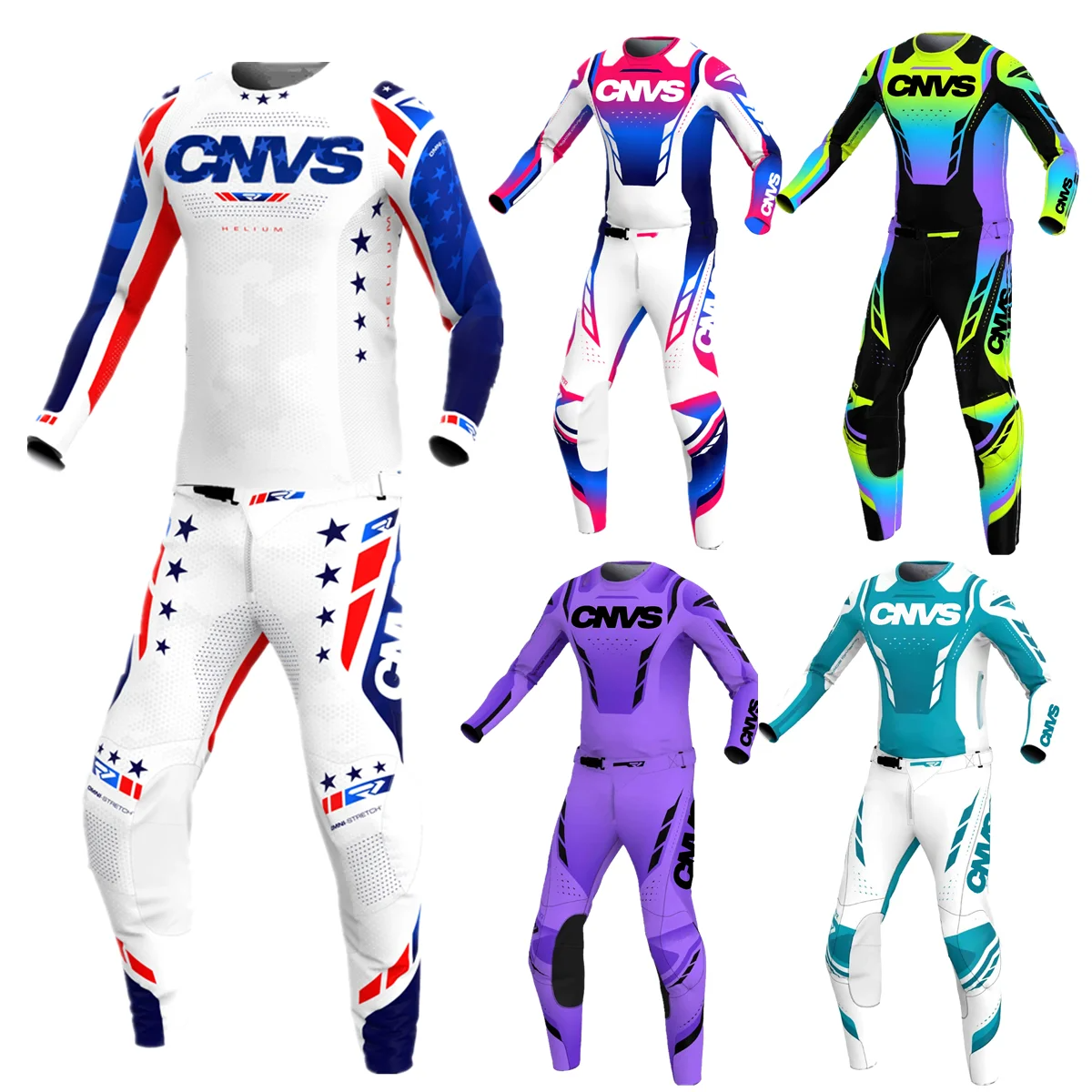 Traje para moto de cross, camiseta y pantalón todoterreno  helio CNVS 2025