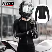 Chaqueta de motocicleta para mujer,  armadura corporal para Motocross