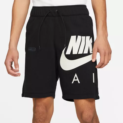 Shorts De French Terry Para Hombre Nike Air Negro Dm5211-010