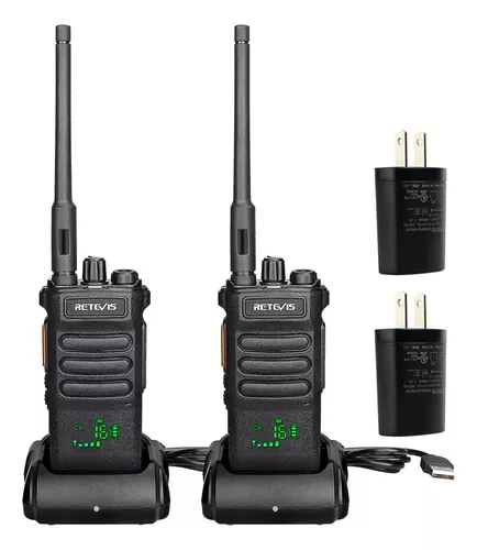 2 Radios De Comunicacion Largo Alcance Walkie Talkie Retevis