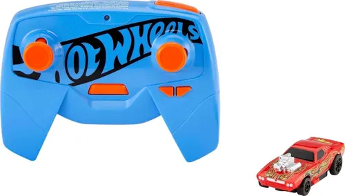 Coche De Juguete Rc Hot Wheels Hjt83 Rojo, C/ Control Azul