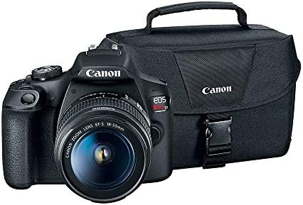 Canon T7 18-55 + 200ES + Curso ABC de la Fotografía Oficial Mexicana, Black