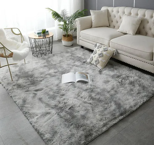 Alfombra de pelo largo para sala de estar