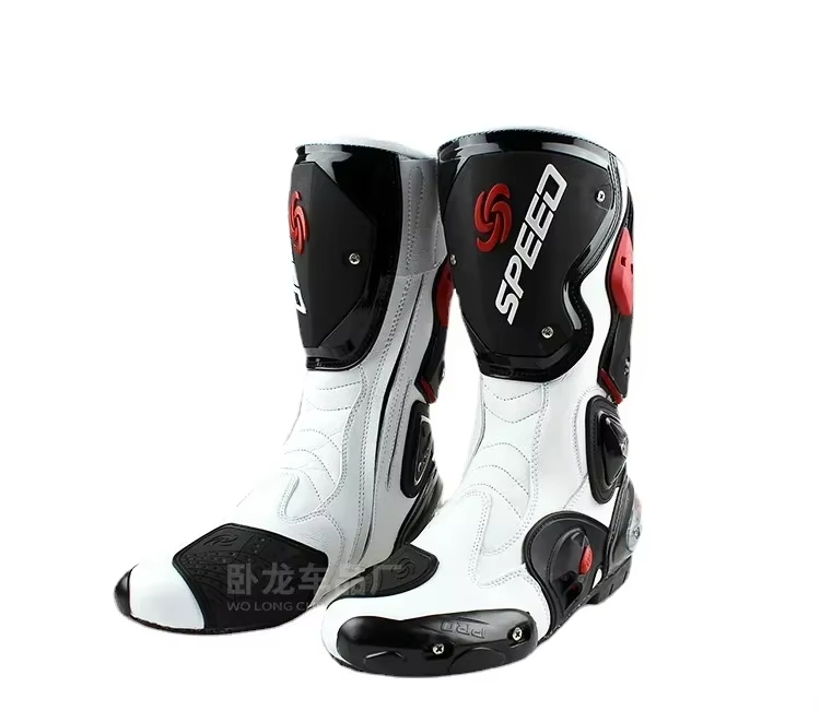 Botas de moto SPEED  Riding Tribe Professiona BLANCO