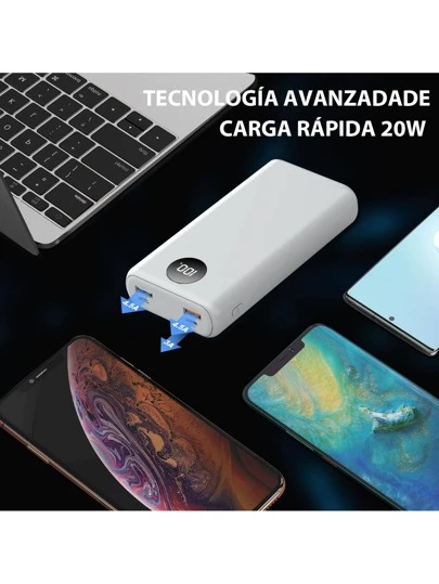 Cargador Portatil Power Bank 20000mAh