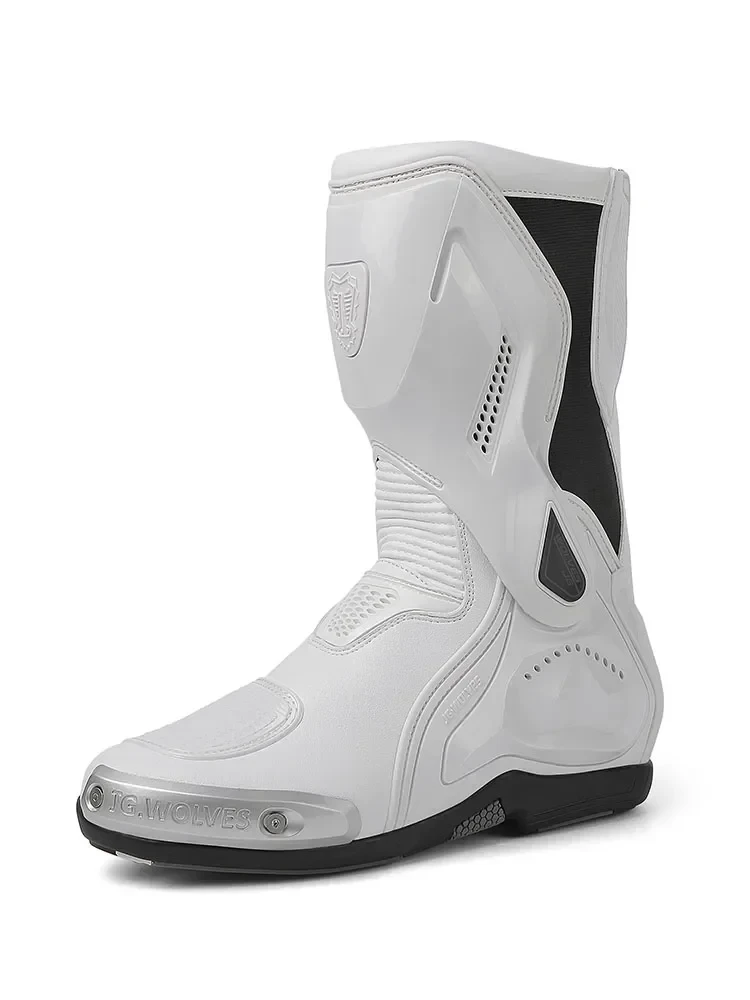 Botas JG WOLVES color blanco con negro