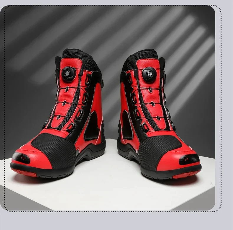 Botas JG Wolves cortas color ROJO