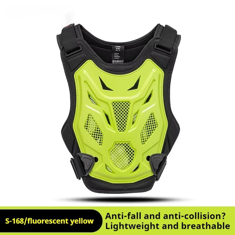 Chaleco de protección para motociclista Vemar AMARILLO