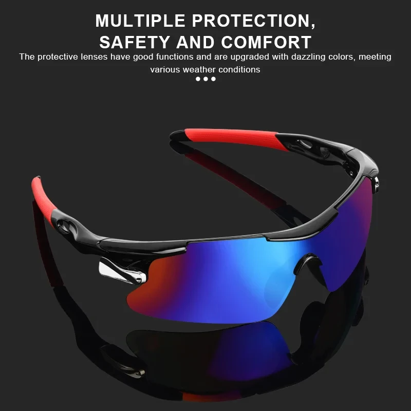 Gafas de sol deportivas RIDERACE para hombre COLOR AZUL