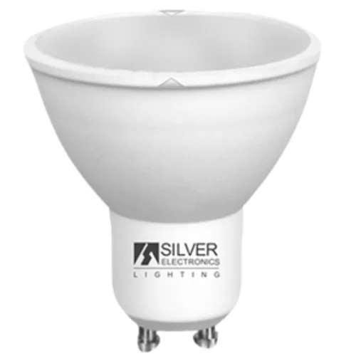 Bombilla led silver electronic eco multi led dicroica 7w=44w - gu10 - 6000k - 120º 567 lm - luz fria - a+