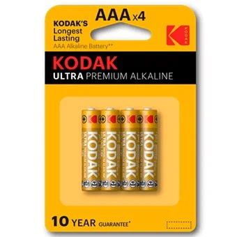 Blister pilas kodak alcalina ultra aaa lr3 - blister 4 pilas