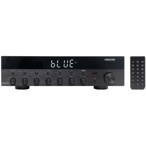 Amplificador estereo hifi fonestar as - 6060 - bluetooth - radio fm - 60+60 w rms - usb - mp3