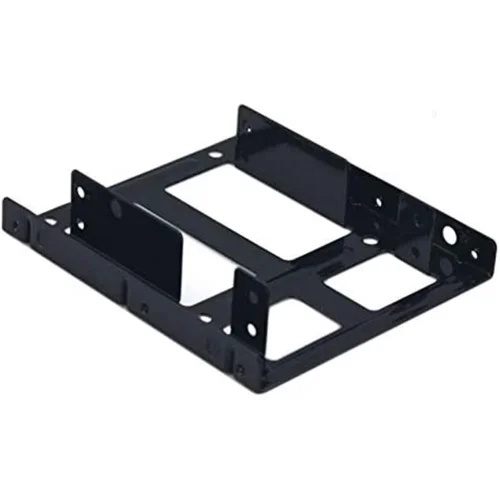 Adaptador bahia coolbox 3.5 a 2.5 x2 hdd ssd interno metalico