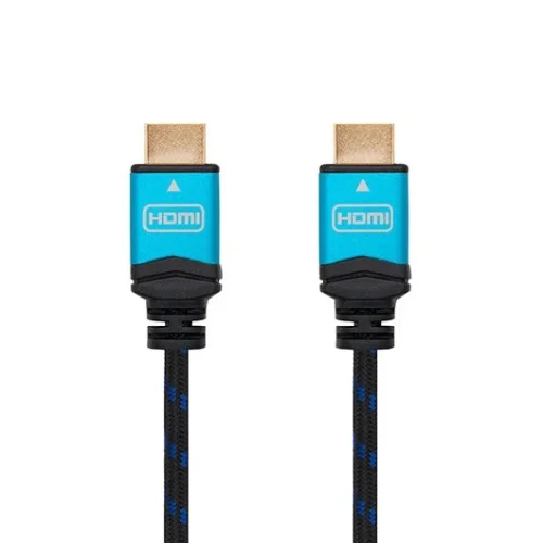 Cable hdmi (a) to hdmi (a) 4k 1.5m nanocable black m - m - 60hz - 18gbps - v2.0 - trenzado