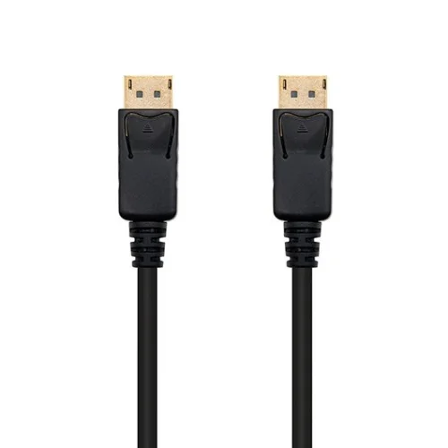 Cable displayport m - m 3m nanocable negro retail dp - m - dp - m - 3m - conectores oro - 5.4 gbits