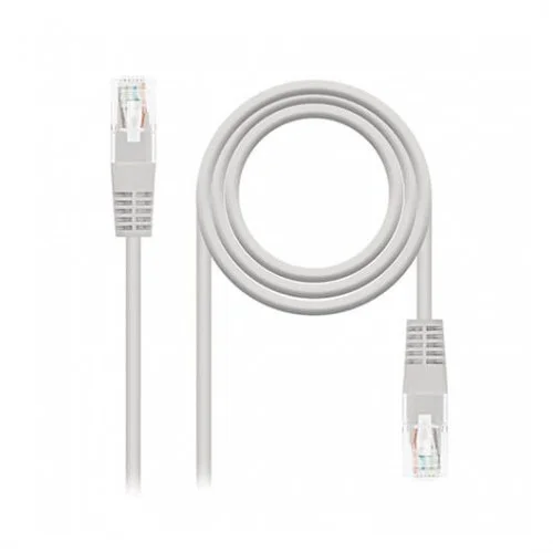 Cable red nanocable latiguillo rj45 utp cat6 10m gris