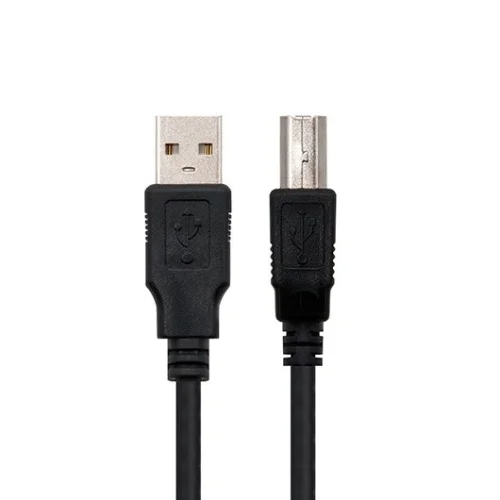Cable usb tipo a 2.0 a usb tipo b 2.0 nanocable 3m negro macho - macho impresora