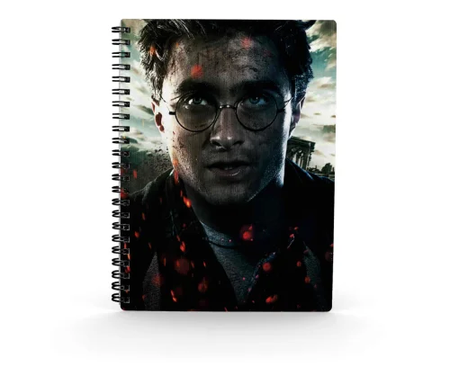 Libreta efecto 3d sd toys harry potter cara harry potter